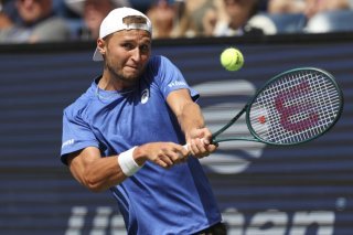Leandro Riedi n'avait pas les armes face à Alex De Minaur KEYSTONE/AP/Heather Khalifa